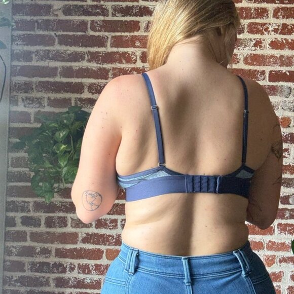 Parade blue denim style bralette - Picture 6 of 6